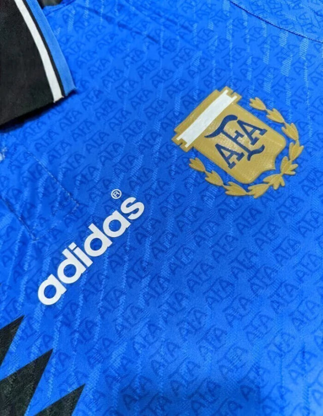 Camisa Seleção Argentina Retrô I 1994 torcedor Adidas Masculina - Azul ( Imagem Ilustrativa )