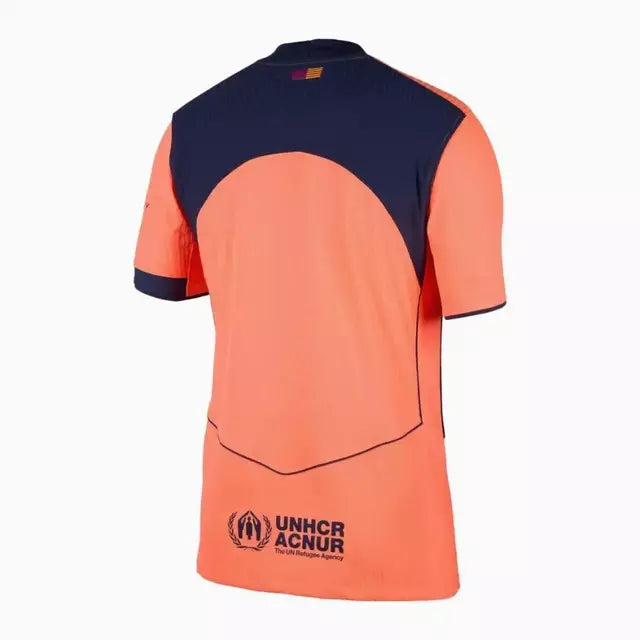 Camisa Barcelona II 25/26 TOTAL 90 Nike Torcedor Masculina Laranja