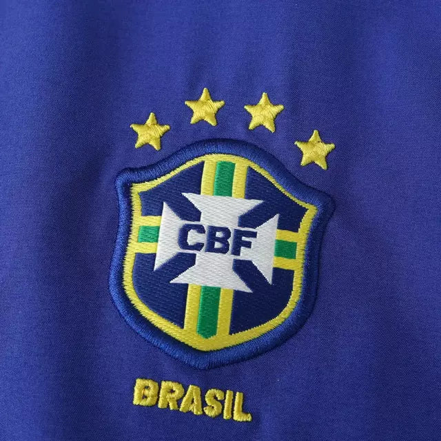 Camisa Brasil II 2002 Retro Nike Masculina - Azul