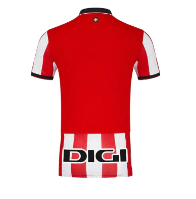 Camisa Athletic Bilbao I 25/26 Torcedor New Balance Masculina - Vermelho e Branco