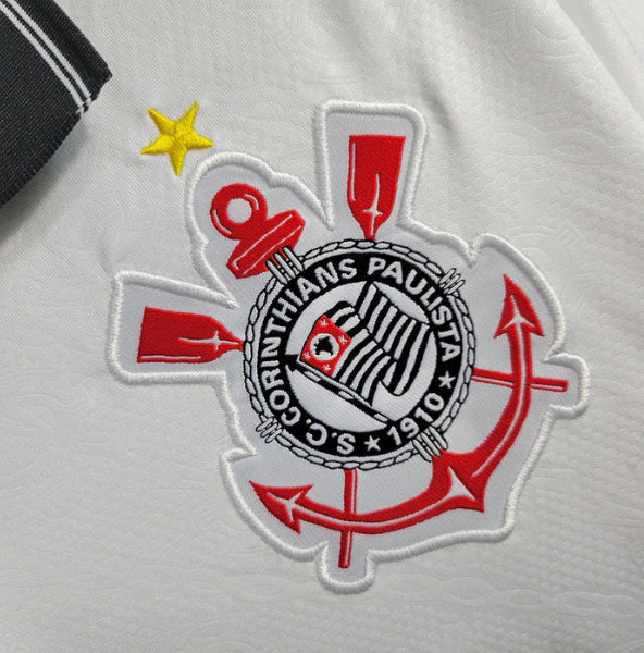 Camisa Corinthians I 1997 Retrô Excel - Masculino Branca