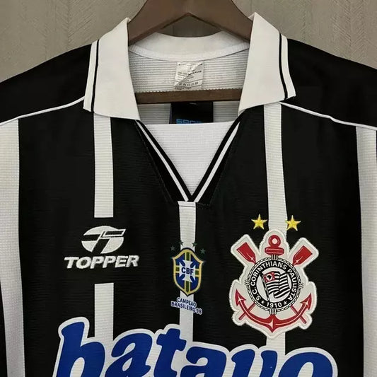 Camisa Corinthians II 1999 Retrô Masculino Preta