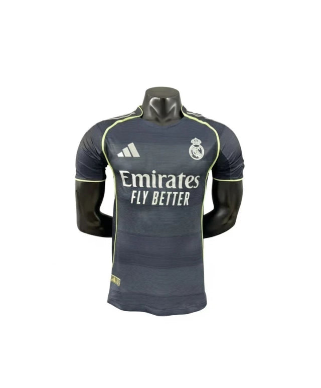 Camisa Real Madrid II 25/26 Jogador Adidas Masculina - Cinza Escuro