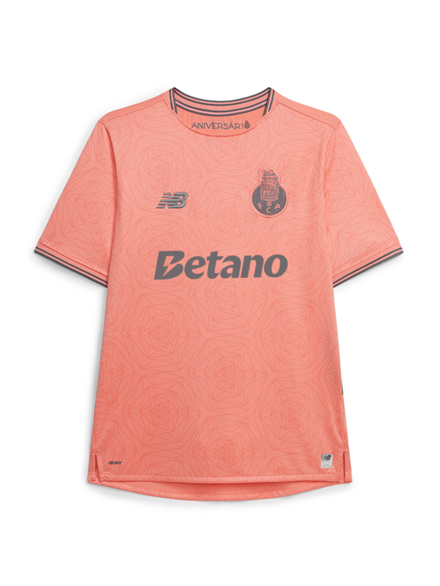 Camisa FC Porto II 25/26 Torcedor New Balance Masculina - Salmão