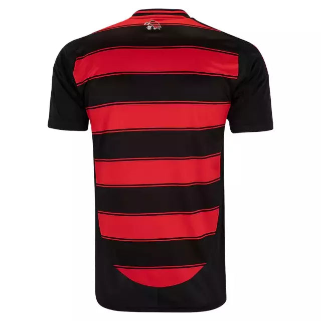 Camisa Flamengo Torcedor I - Temporada 25/26 - Preta e Vermelha - Adidas + Patch Super Mundial