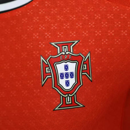 Camisa Seleção de Portugal Home 25/26 Jogador - Masculina - Vermelho