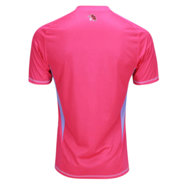 Camisa Goleiro II Flamengo 25/26 Adidas Masculina - Rosa+Azul