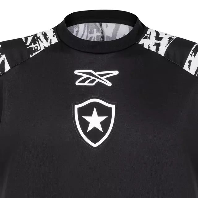 Camisa Botafogo Pré-Jogo 25/26 Reebok - Preta