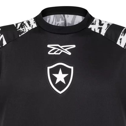 Camisa Botafogo Pré-Jogo 25/26 Reebok - Preta