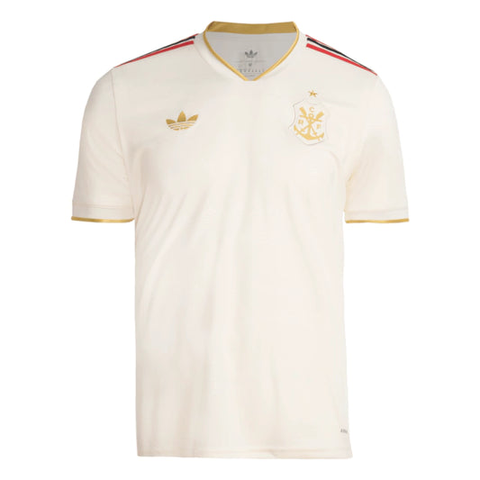 Camisa Flamengo Torcedor III - Temporada 25/26 - Bege