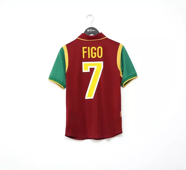 Camisa Retrô seleção Portugal Home I 1999 Torcedor Masculina - Vermelho ( Imagem Ilustrativa )