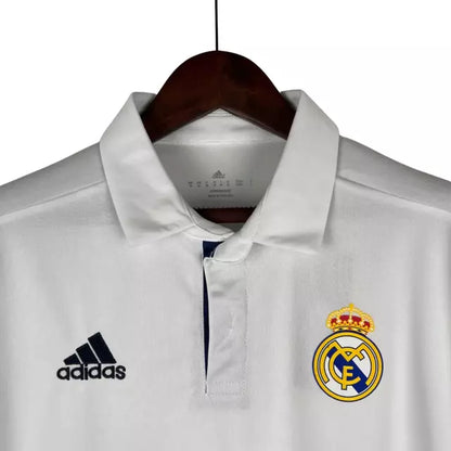 Camisa Real Madrid Home 2016/17 Retrô Masculino Adidas Branca