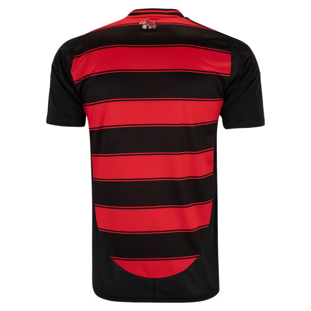 Camisa Flamengo Torcedor I - Temporada 25/26 - Preta e Vermelha - Adidas