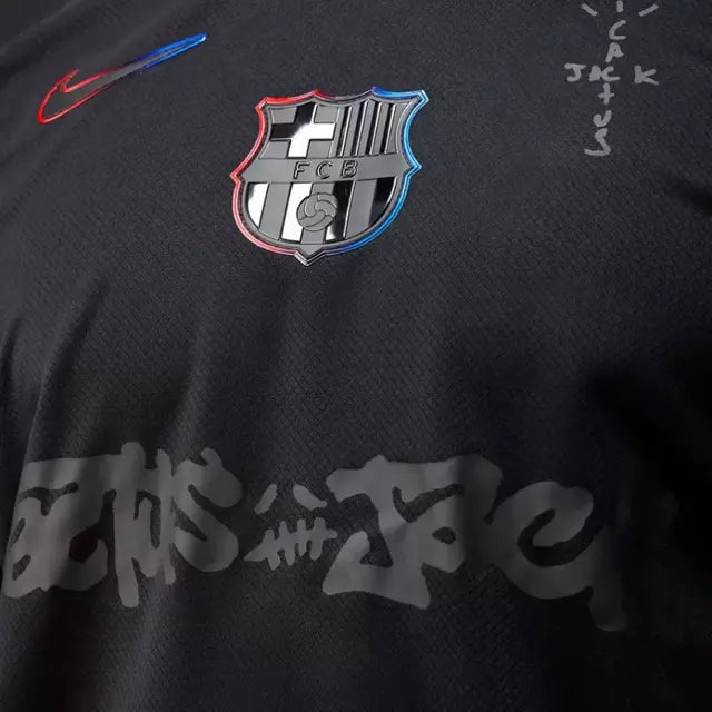 Camisa Barcelona II 24/25 Torcedor Nike Masculina - Preto Travis