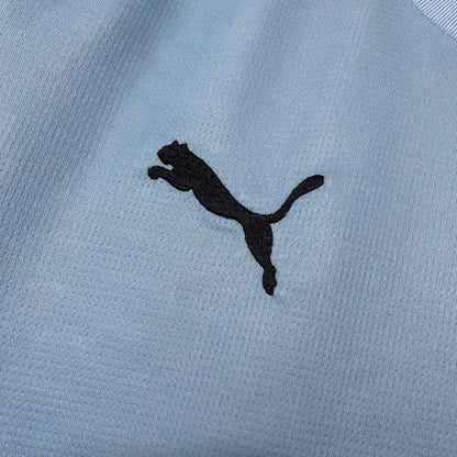 Camisa Manchester City I 25/26 - Torcedor Puma Masculina - Azul faixa Branca