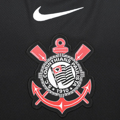 Camisa Corintiano Nike Preta Mundial 25/26 - Torcedor