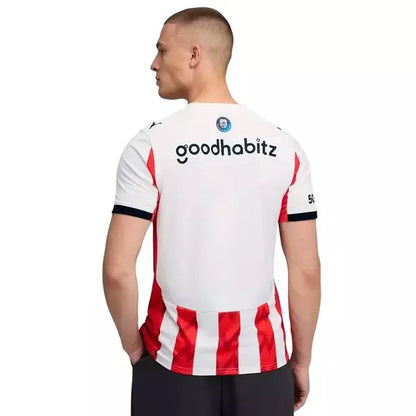 Camisa PSV Eindhoven 2025 Vermelho/Branco