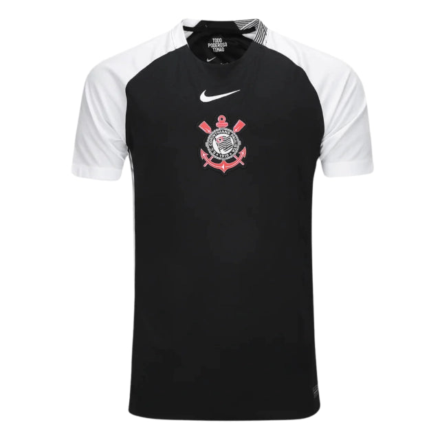 Camisa Corintiano Nike Preta Mundial 25/26 - Torcedor