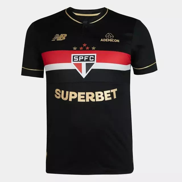 Camisa Torcedor São Paulino - 25/26 Preta III New Balance - Preta