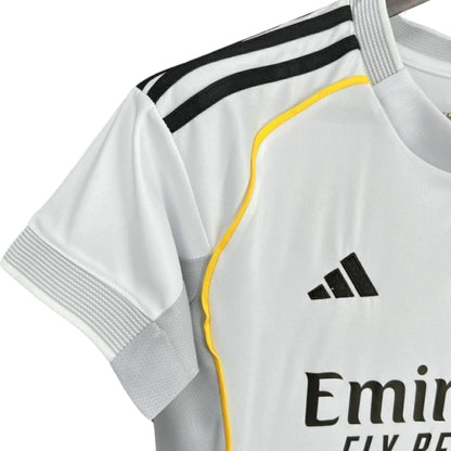 Camisa Real Madrid I 25/26 - Feminina Adidas - Branco
