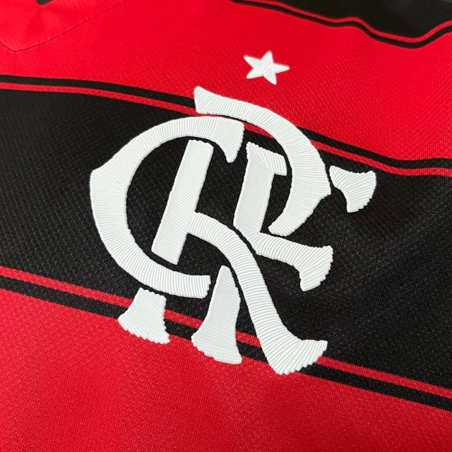 Camisa Flamengo I 25/26 Jogador Adidas Masculina - Vermelho e preto