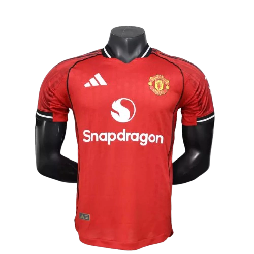 Camisa Manchester United I 25/26 Jogador Masculina - vermelha