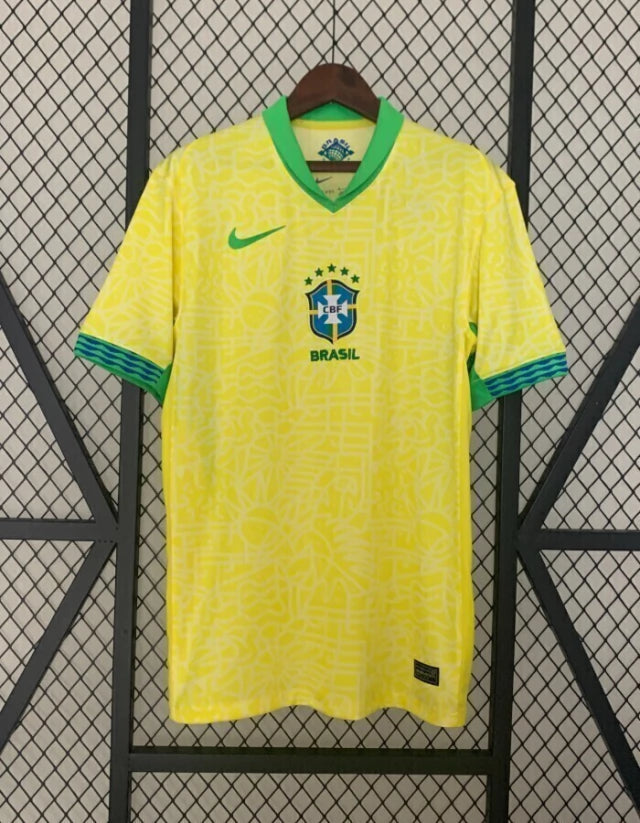 CAMISA BRASIL 2024 AMARELA - MASCULINA