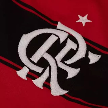 Camisa Flamengo Torcedor I - Temporada 25/26 - Preta e Vermelha - Adidas