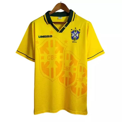 Camisa Retrô Seleção Brasileira 1994 Masculina - Amarela