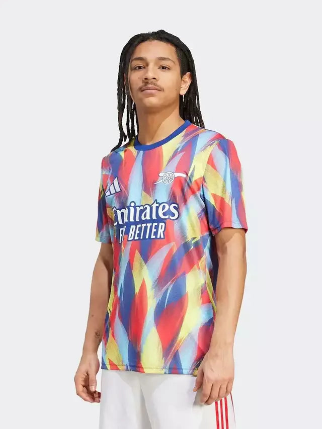 Camisa pré-jogo Arsenal 25/26 - Torcedor - Adidas - Masculina