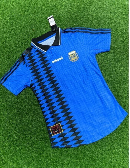 Camisa Seleção Argentina Retrô I 1994 torcedor Adidas Masculina - Azul ( Imagem Ilustrativa )