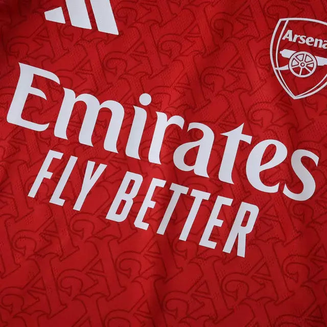 Camisa Arsenal I 25/26 Jogador Masculina - Vermelho
