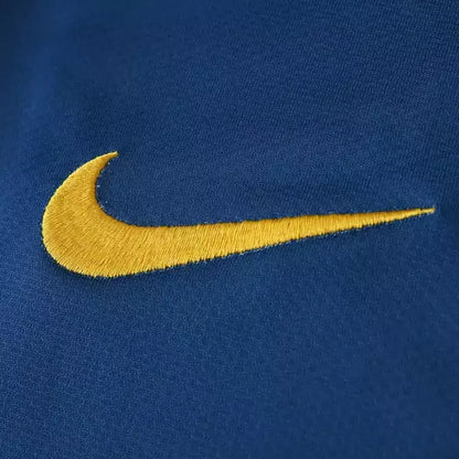 Camisa Retrô Barcelona Titular Home I 08/09 Torcedor Nike Masculina - Azul Royal e Vermelho