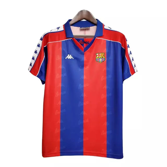 Camisa Barcelona Retrô Home 92/94 Torcedor Kappa Masculina - Vermelha