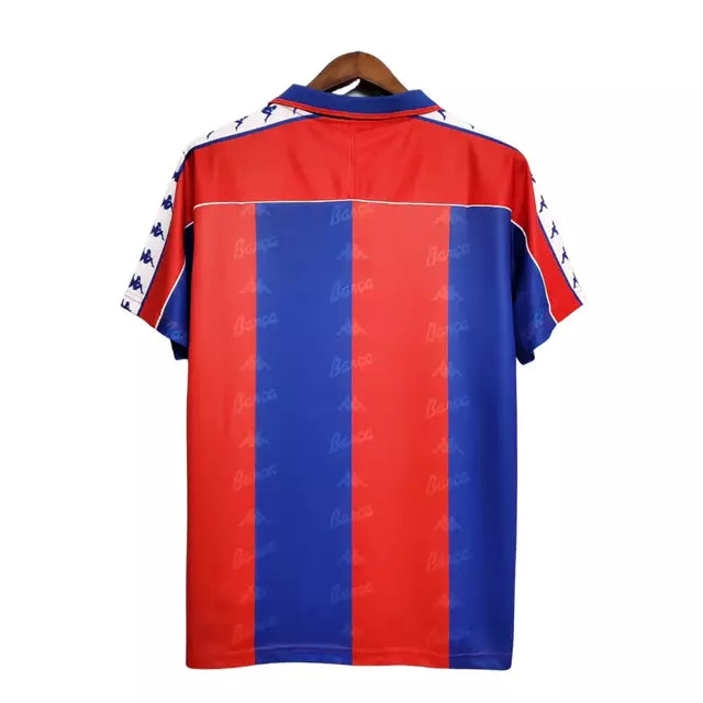 Camisa Barcelona Retrô Home 92/94 Torcedor Kappa Masculina - Vermelha