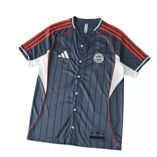 Camisa Bayern de Munique Baseball 25/26 Torcedor Masculina - Cinza