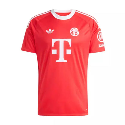 Camisa Futebol Bayern de Munique Goleiro 25/26 Torcedor Vermelha Masculina