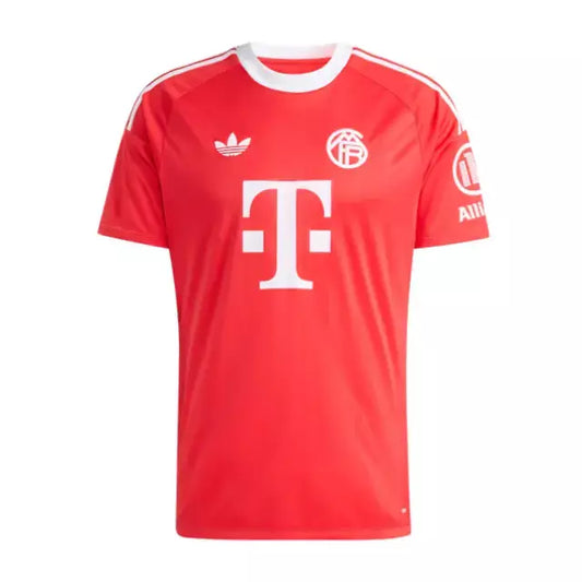 Camisa Futebol Bayern de Munique Goleiro 25/26 Torcedor Vermelha Masculina