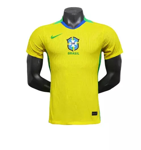 Camisa Brasil I 25/26 Jogador Nike Masculina - Amarela