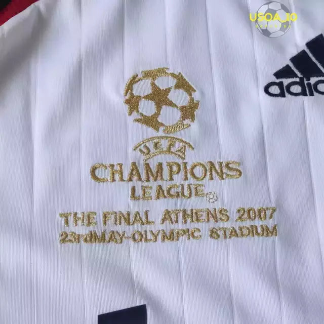Camisa Milan Retrô II 06/07 Torcedor Adidas Masculina - Branco ( imagem Ilustrativa )