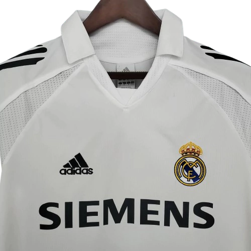 Camisa Retrô Real Madrid 05/06 Torcedor Adidas Masculina - Branco