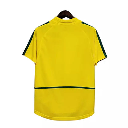 Camisa Brasil I 2002 Retro Nike Masculina - Amarela