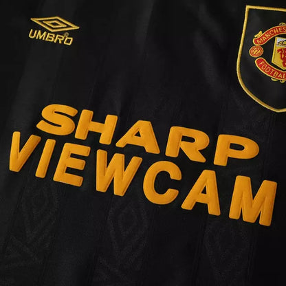 Camisa Manchester United Reserva 94/95 Torcedor Masculina - Preto