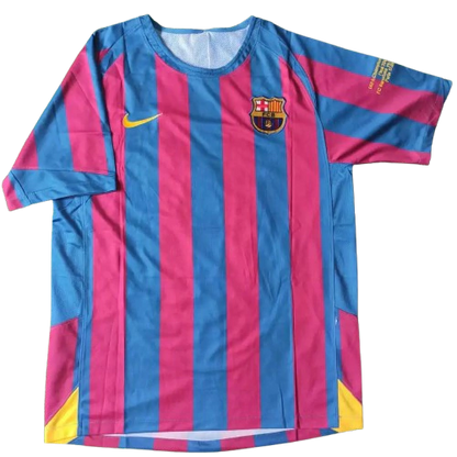 Camisa Retrô Barcelona Home 2006 Torcedor Nike Masculina - Azul e Grená ( Imagem Ilustrativa )