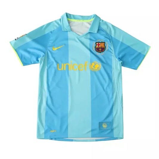 Camisa Retrô Barcelona II 07/08 Torcedor Nike Masculina - Azul <> (MESSI 19) <> Personalizada