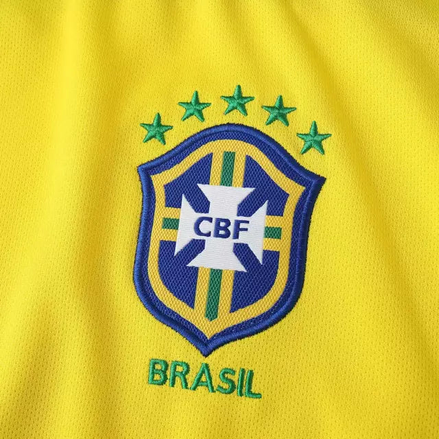 Camisa Brasil I 04/05 TOTAL 90 Retro Nike Masculina - Amarela