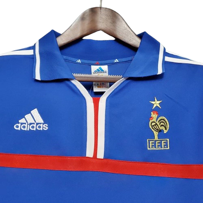 Camisa França Retrô I Home 2000 Torcedor Adidas Masculina - Azul