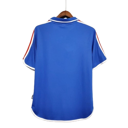 Camisa França Retrô I Home 2000 Torcedor Adidas Masculina - Azul