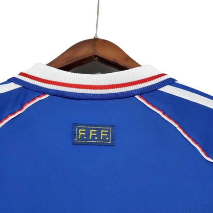 Camisa França Retrô I Home 1998 Torcedor Adidas Masculina - Azul