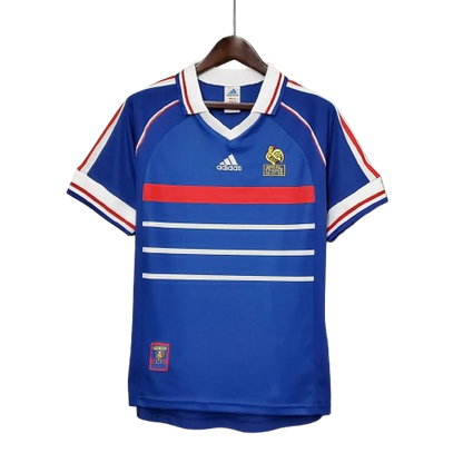 Camisa França Retrô I Home 1998 Torcedor Adidas Masculina - Azul